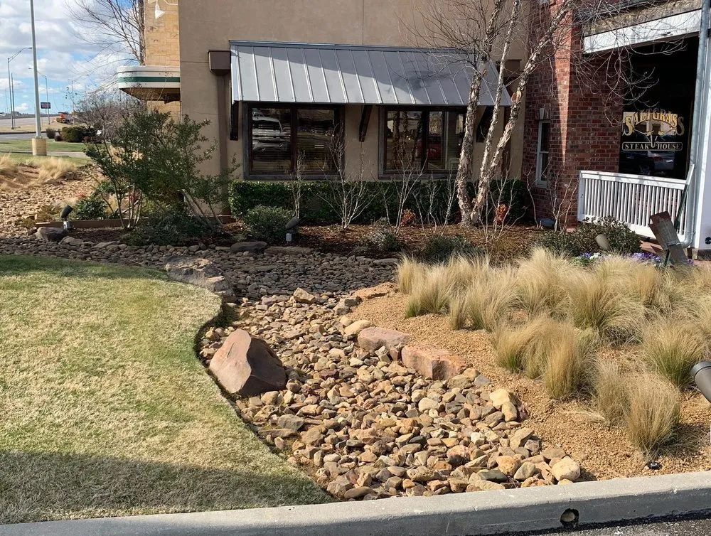 Trusted yard cleanup service with custom design across Norman, OK - Elkhorn Landscaping