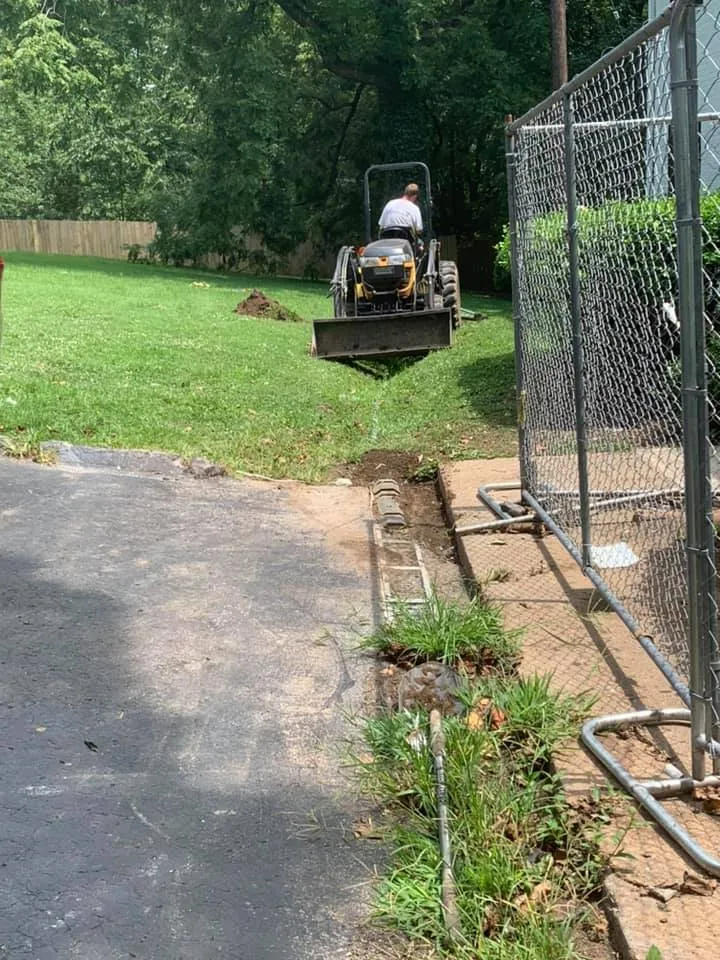 Local landscape installation in Ashland City, TN by Elkins Brothers Land Management