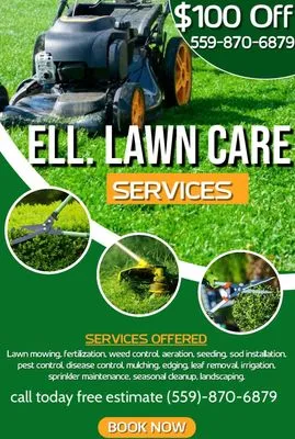 ELL Lawn Care Service Logo