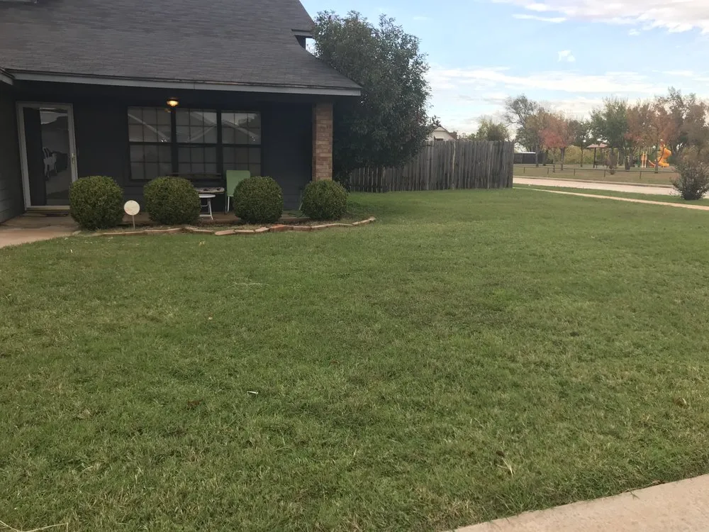 Trusted residential landscaping for beautiful yards in Lawton, OK by Ellington's Lawn Services