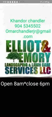Elliot &Emory landscaping & lawn care services Logo