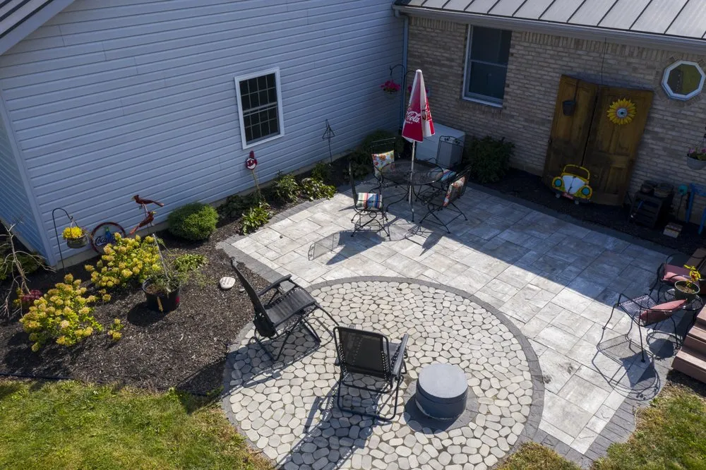 Custom landscape design for outdoor upgrades in Piqua, OH by Elliott Land and Hardscaping