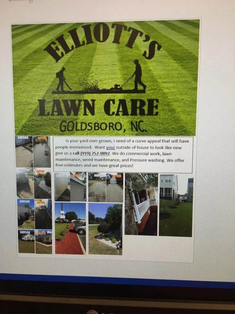 Custom landscape installation in Goldsboro, NC - Elliott's Lawn care