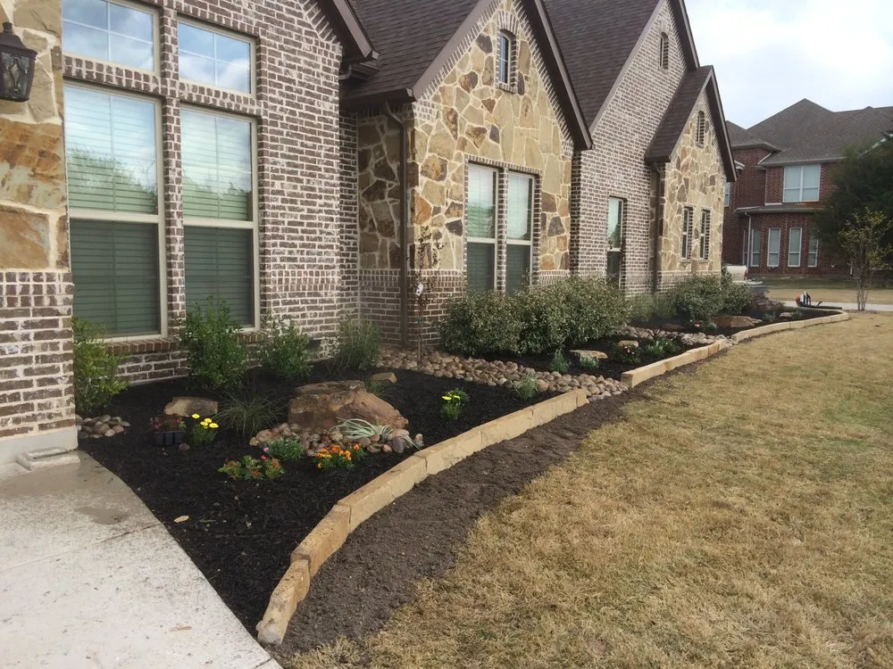 Local yard cleanup service for outdoor upgrades in Waxahachie, TX by Ellis County Lawn & Landscape
