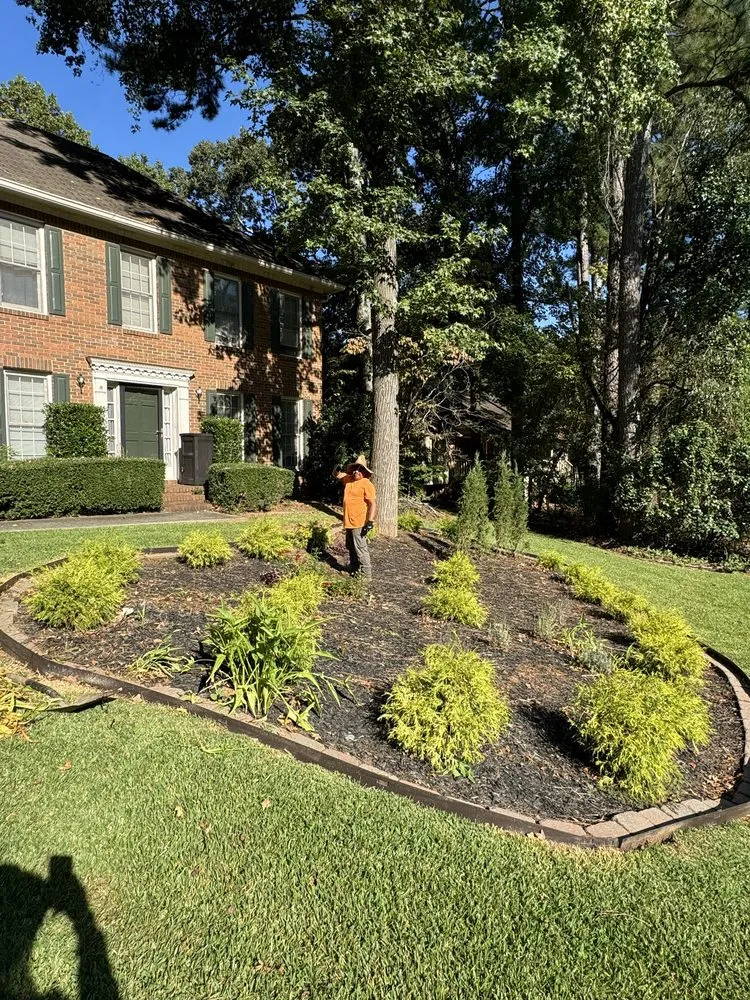 Expert garden landscaping with custom design in Marietta, GA by Ellison Pro Landscaping