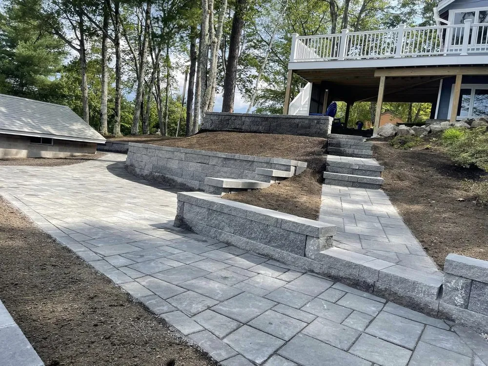 Custom lawn care service for homes in Lynn, MA by Elm Landscaping & Construction