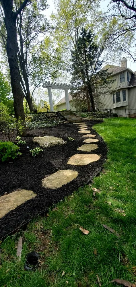 Local garden landscaping with custom design across Kansas City, KS - Elmer M Landscaping