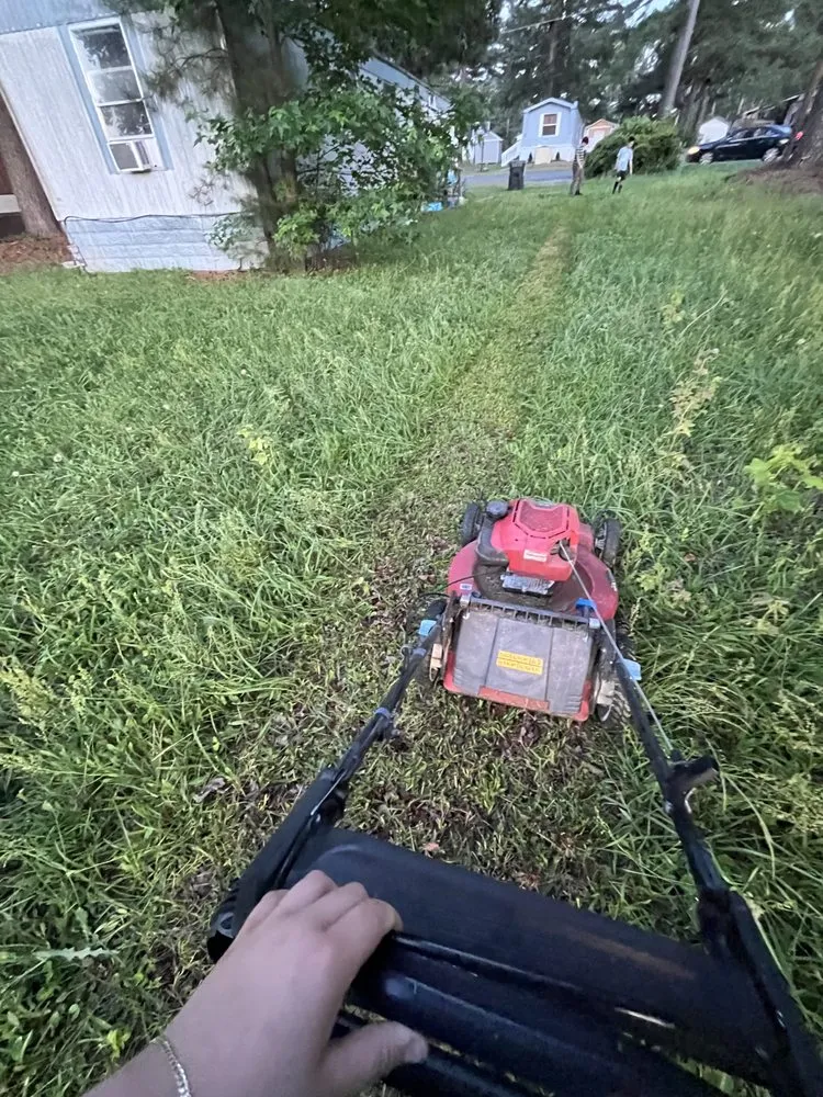 Custom yard maintenance for beautiful yards in Smithfield, NC by Elmercutsyards