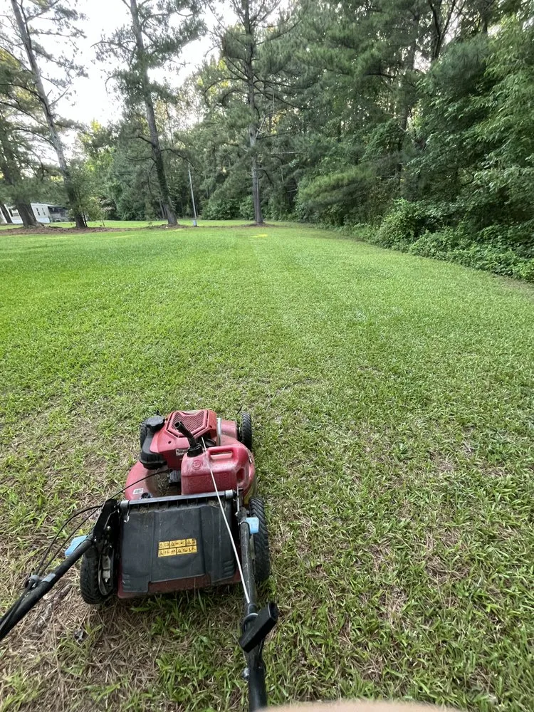Affordable landscape design in Smithfield, NC by Elmercutsyards