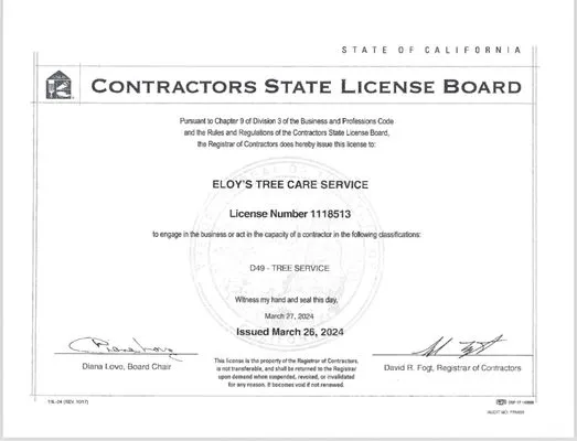 Eloy’s Tree Care Service