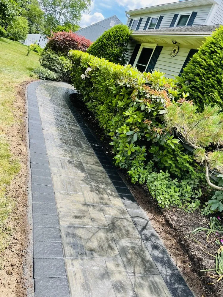 Expert residential landscaping in Windsor, CT by Elyon Construction and Stoneworks