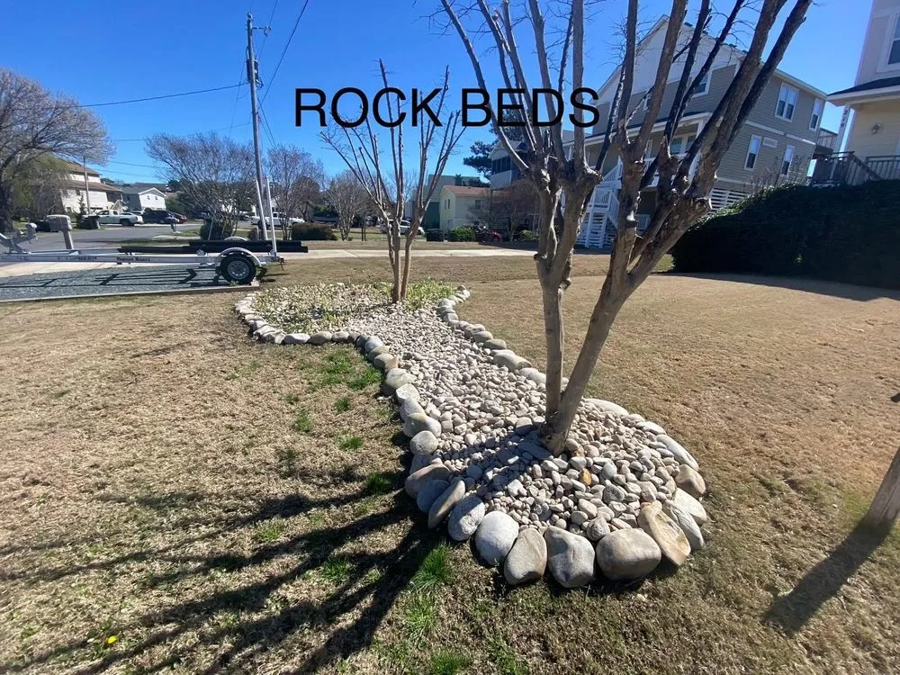 Local landscape installation in Kill Devil Hills, NC by EM & J Projects