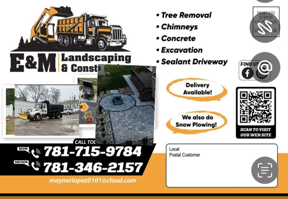 Trusted yard cleanup service in Lynn, MA by E&M Landscaping & Construction