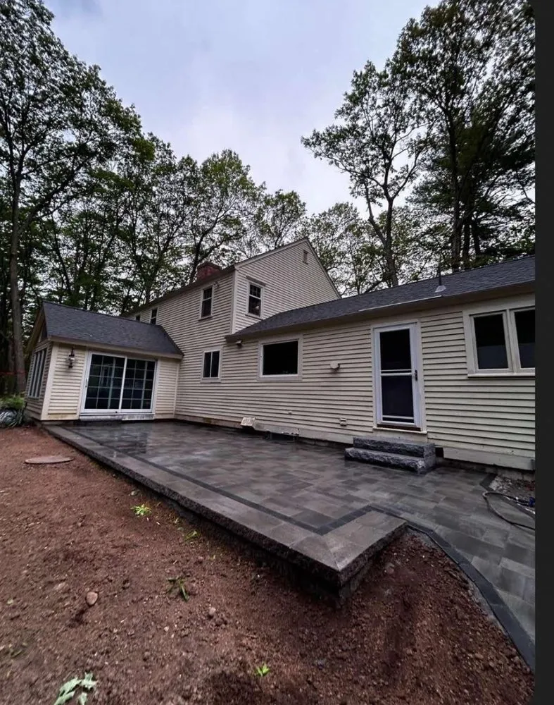 Custom yard cleanup service in Lynn, MA by E&M Landscaping & Construction