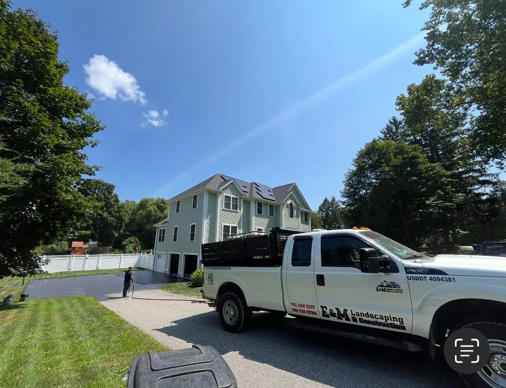 Top-rated lawn mowing service for outdoor upgrades in Lynn, MA by E&M Landscaping & Construction