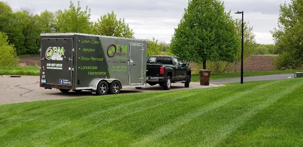 Custom lawn mowing service in Monticello, MN - E&M Outdoor Services