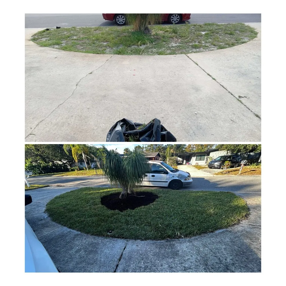 Custom garden landscaping in Sanford, FL by Eman Pulls Weeds
