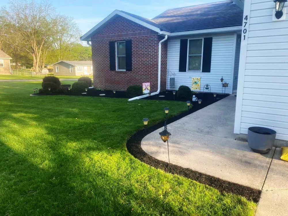 Custom landscape design for year-round maintenance across Anderson, IN - Emanuel Mowing & Landscaping