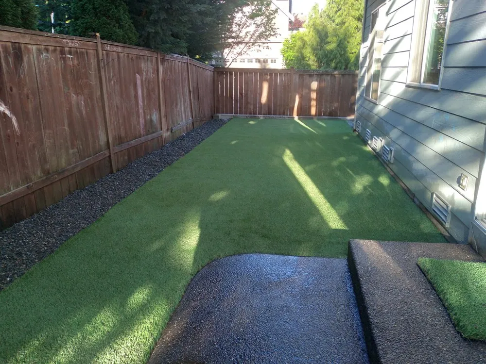 Professional outdoor landscaping in Kent, WA by Emerald Construction And Services