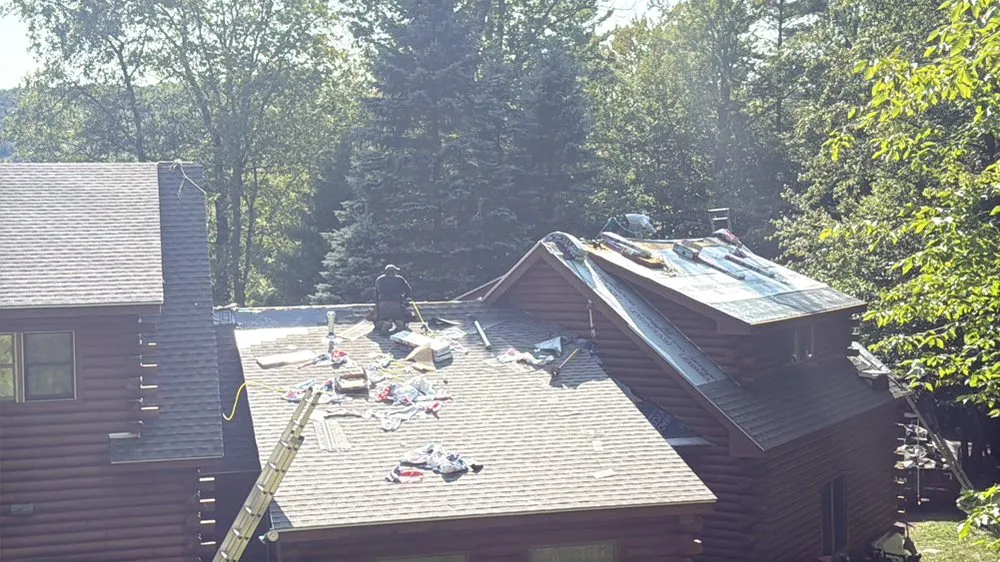 Expert outdoor landscaping for homes in Rutland, VT by Emerald Construction