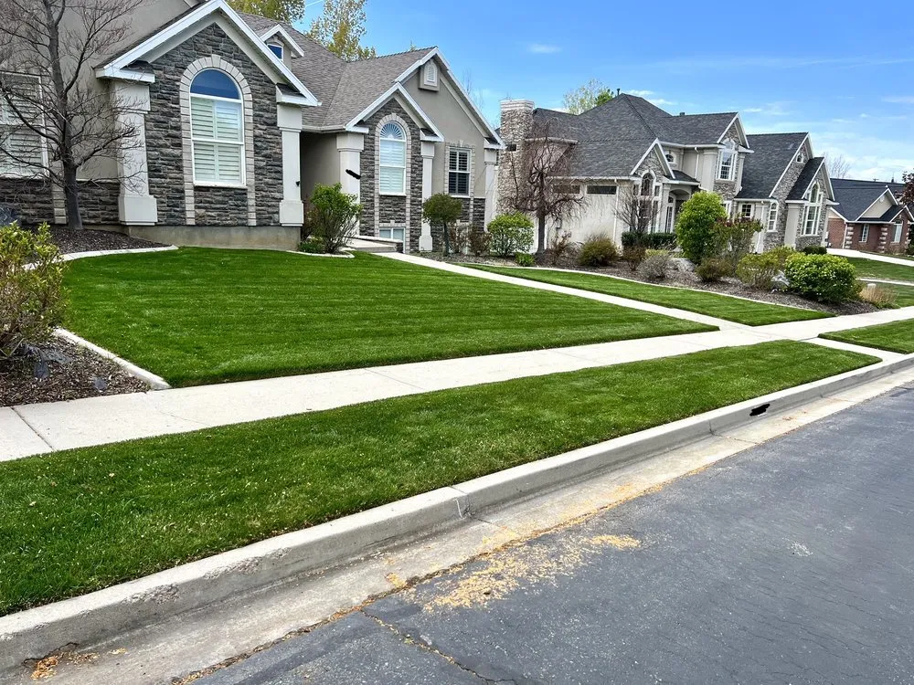 Affordable landscape installation for homes in Alpine, UT by Emerald Edge Lawn Care