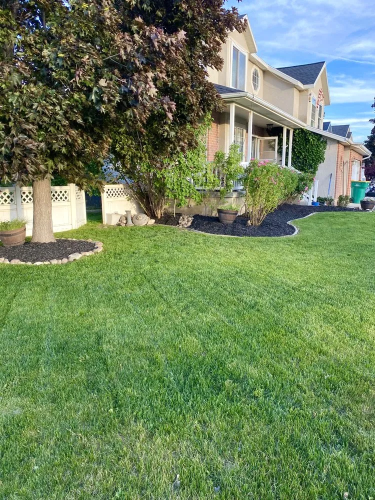 Affordable landscape design in Alpine, UT by Emerald Edge Lawn Care