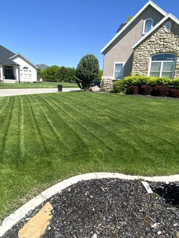 Expert garden landscaping with custom design across Alpine, UT - Emerald Edge Lawn Care