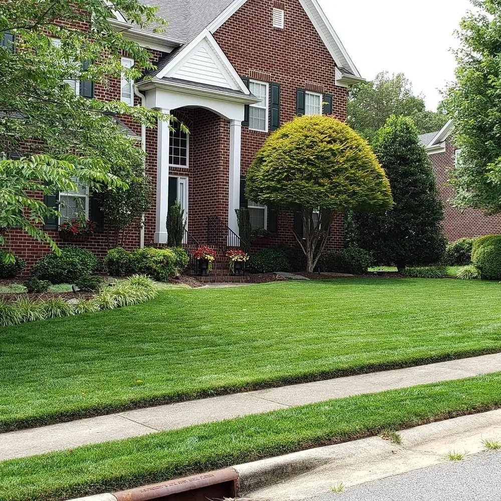 Professional landscape design in Whitsett, NC by Emerald Green
