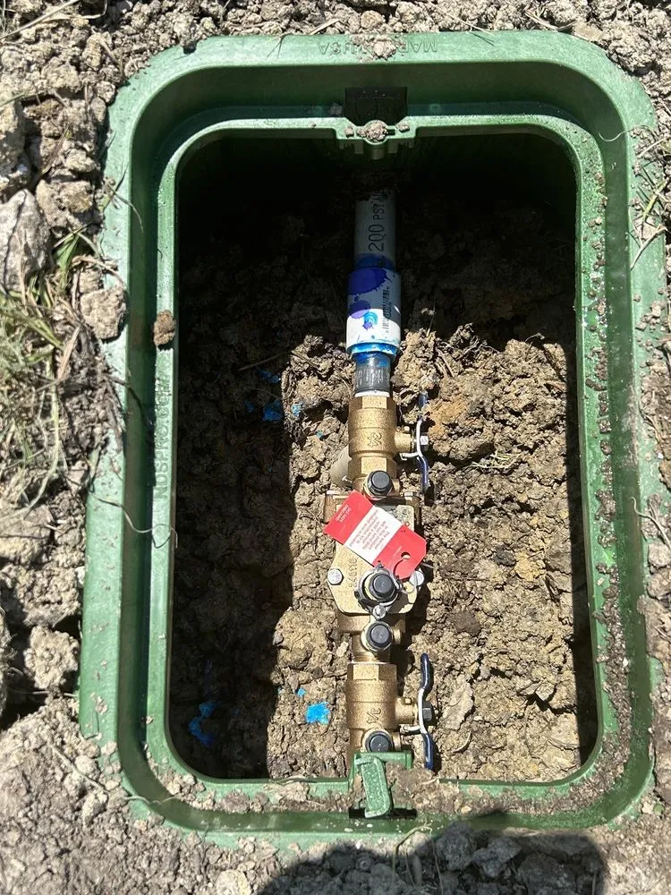 Local landscape installation with custom design in Balch Springs, TX by Emerald Irrigation