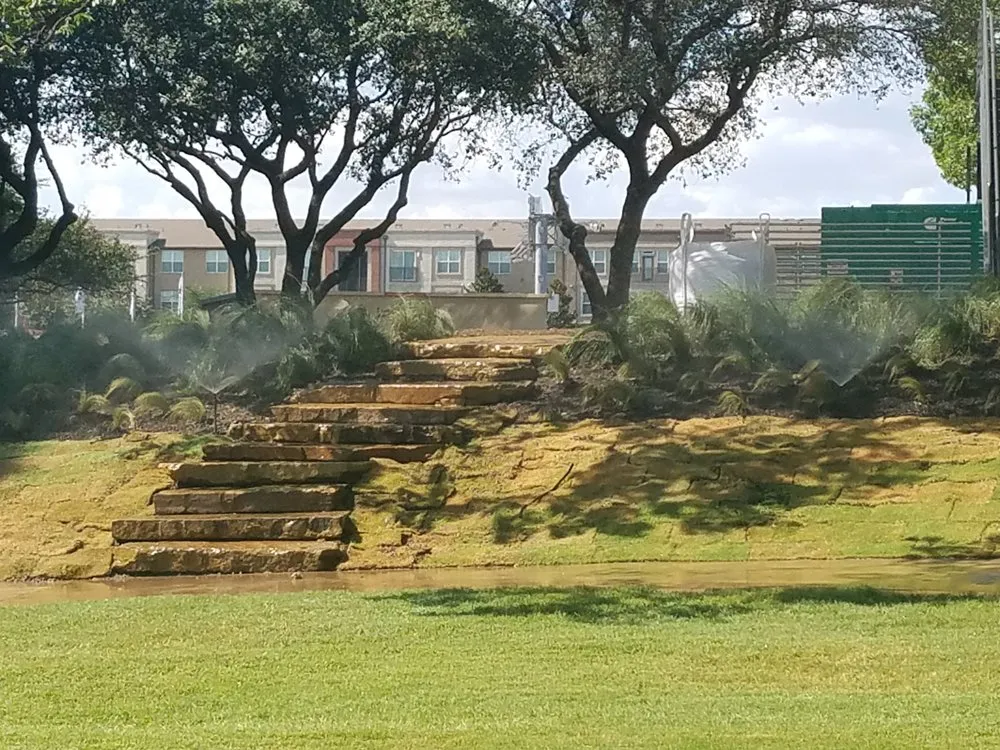 Reliable lawn care service for residential properties across Garland, TX - Emerald Lake Landscaping