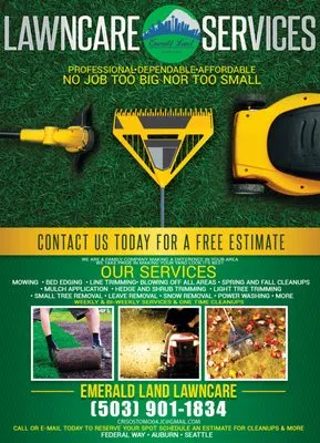 Emerald Land LawnCare Logo