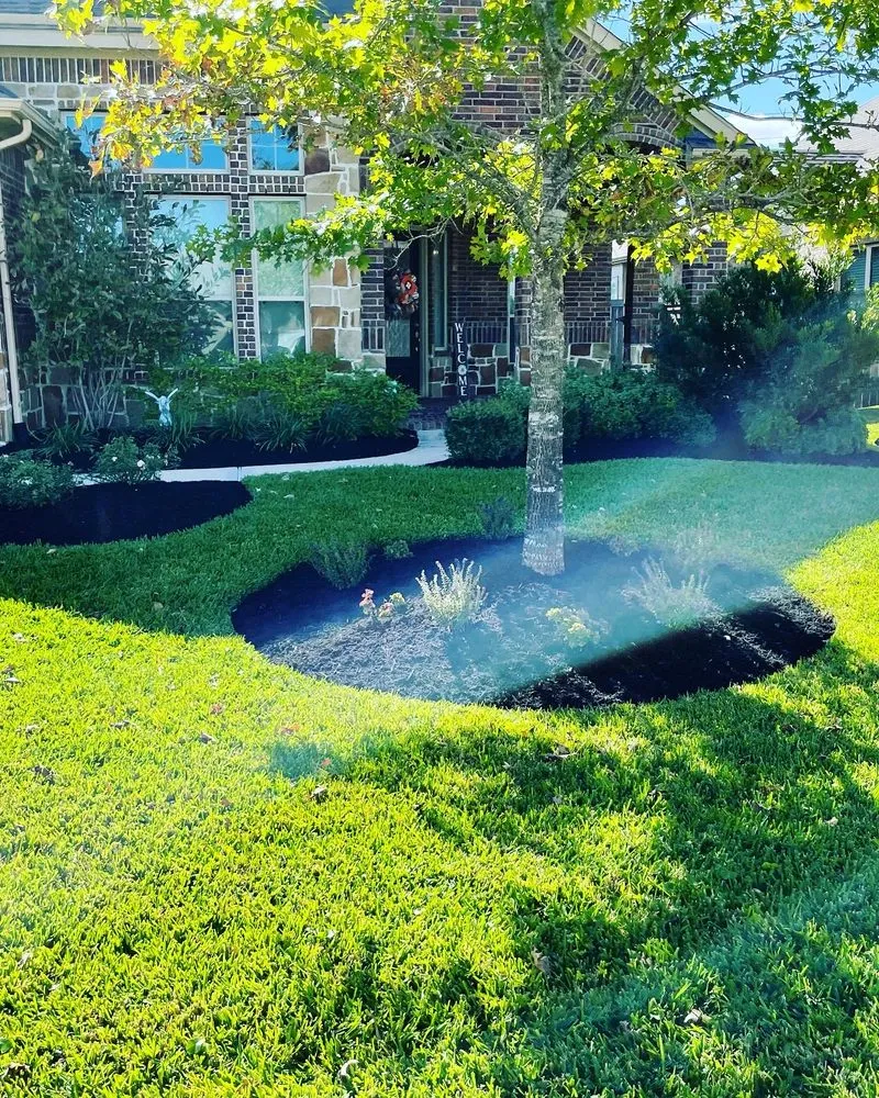 Expert landscape installation in Hockley, TX by Emerald Lawn Care