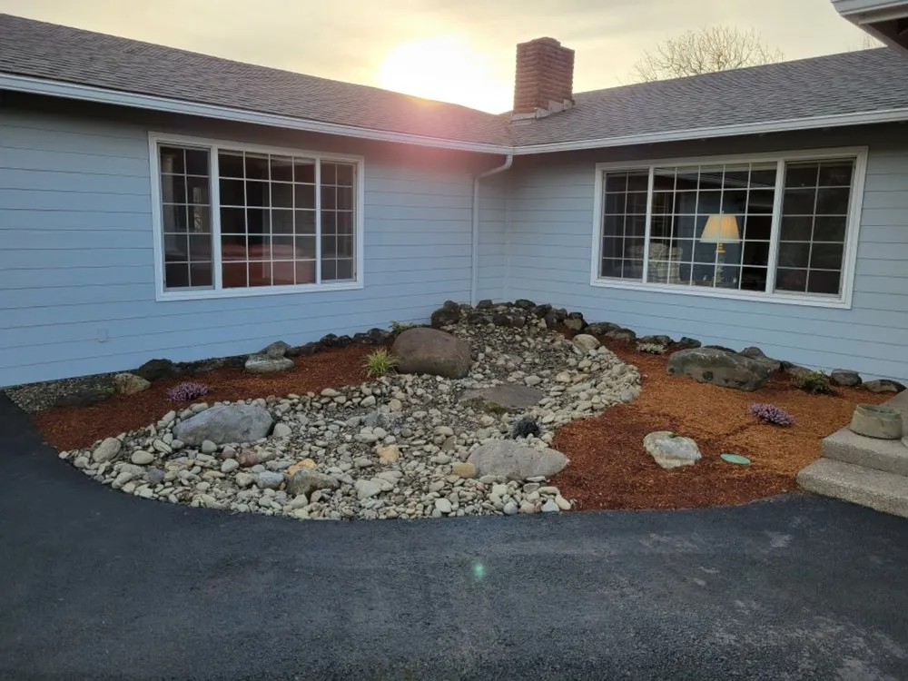 Custom outdoor landscaping in Roseburg, OR by Emerald Lawns