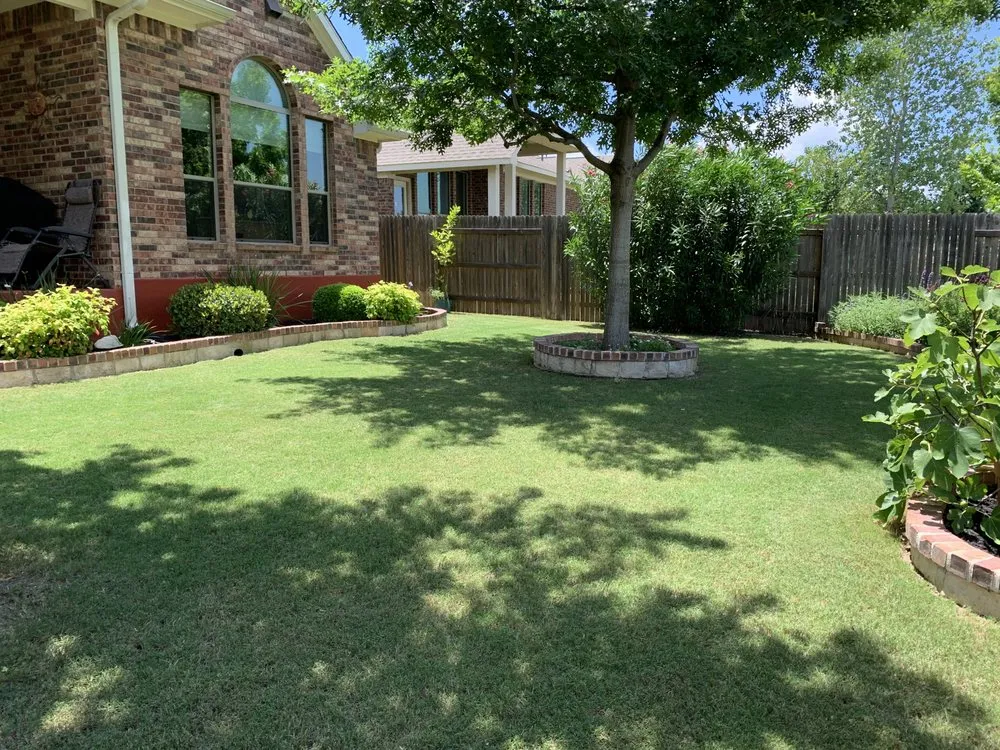 Affordable landscaping services for homes in Round Rock, TX by Emerald Lawns