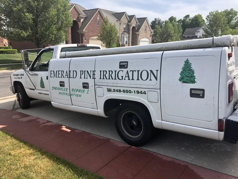 Custom landscape design in Shelby Township, MI by Emerald Pine Irrigation