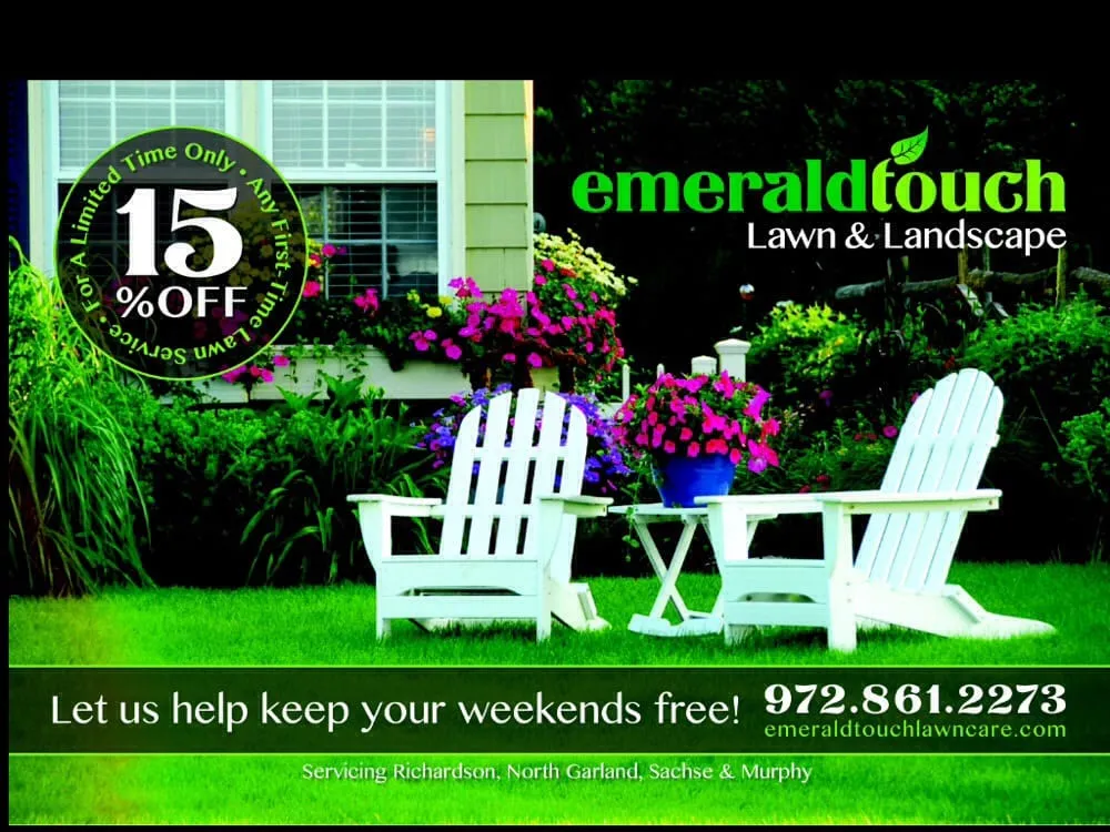 Local yard maintenance experts serving Dallas, TX - Emerald Touch Lawn & Landscape