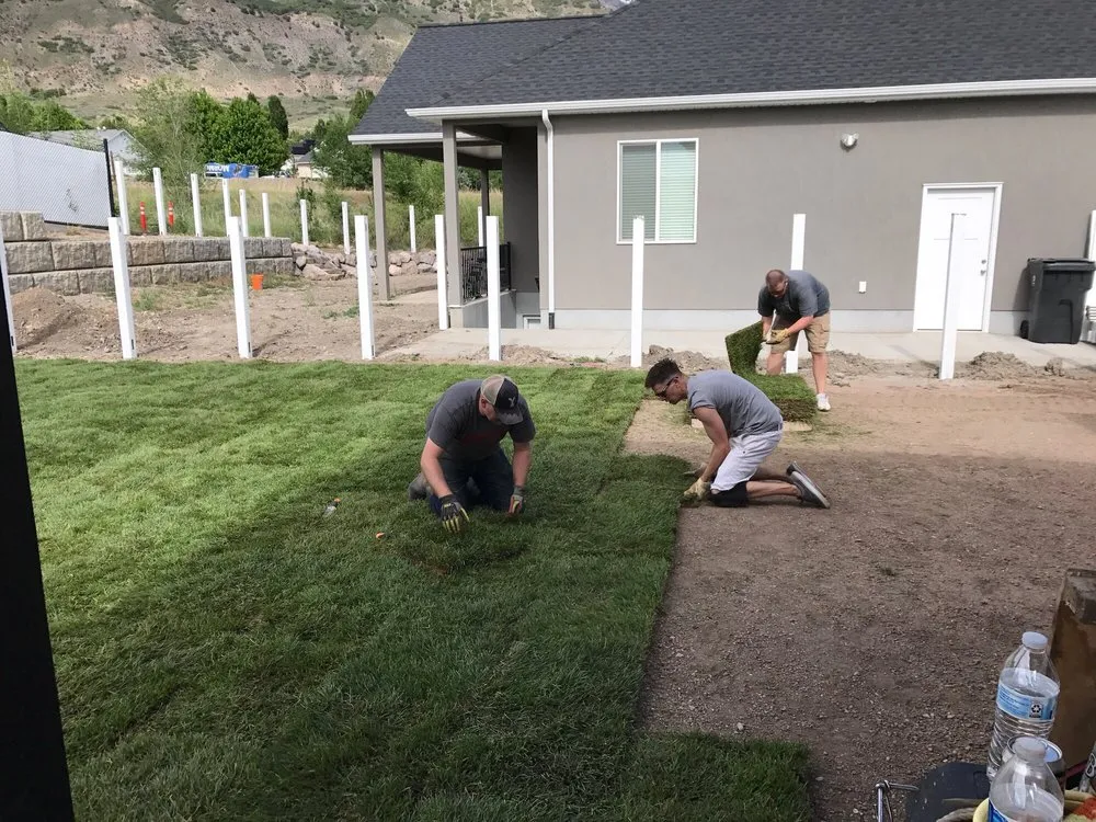Professional garden landscaping for residential properties across Payson, UT - Emerald Turf Farms