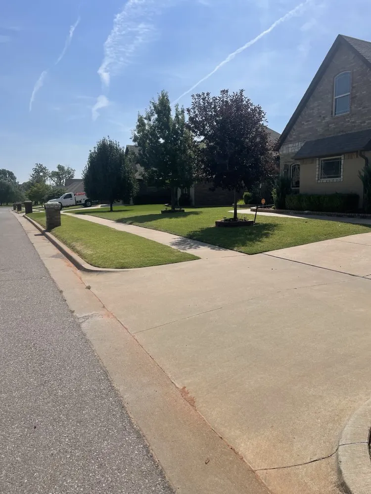 Expert lawn mowing service in Newcastle, OK by Emerge Lawns