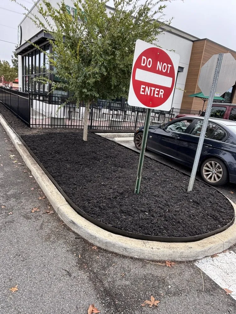 Professional garden landscaping in White Oak, GA by Emerson Lawn and Landscaping