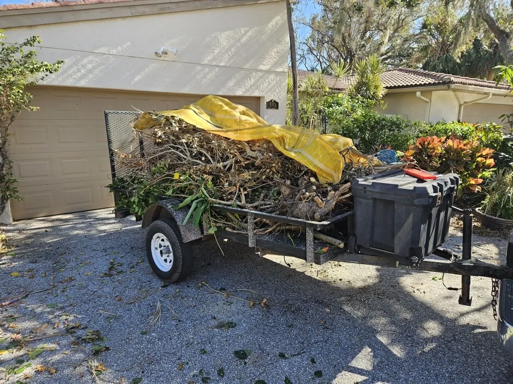Affordable landscape installation with custom design in Palmetto, FL by Emerson Property Services