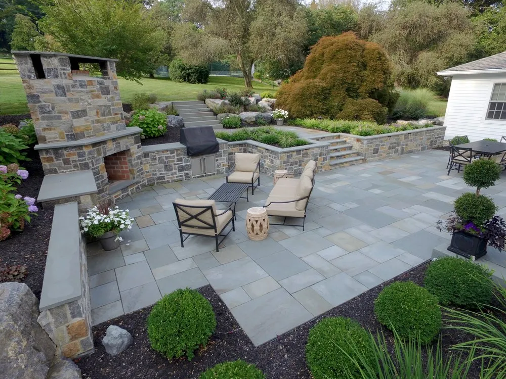 Local lawn mowing service for outdoor upgrades in Schnecksville, PA by Emery Landscape