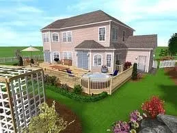 Custom outdoor landscaping with custom design in San Jose, CA by Emilio's Gardening and Landscaping Service