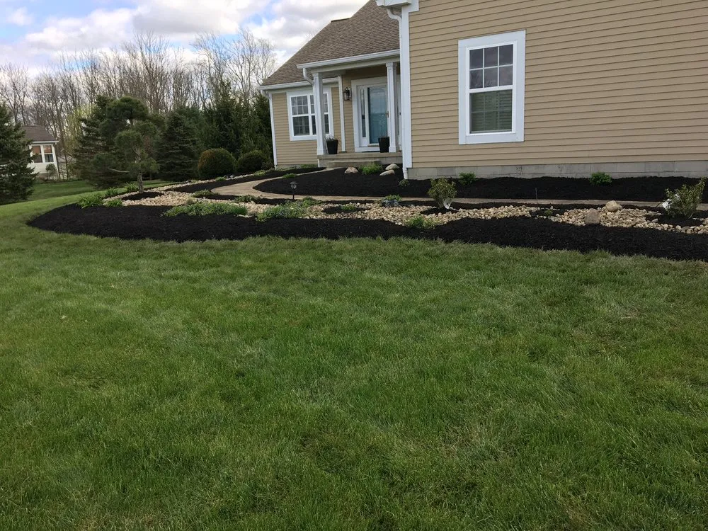 Professional garden landscaping for homes in Columbus, OH by Emilio's Landscaping & Lawn Care