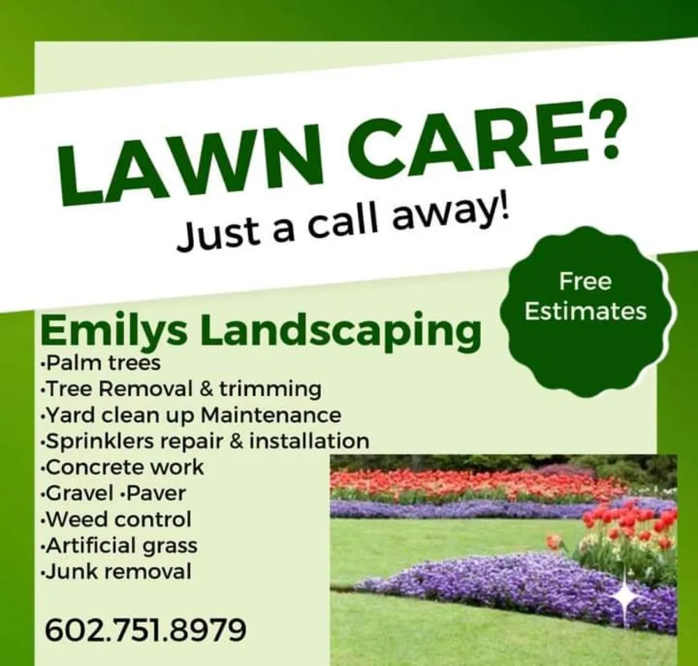 Expert lawn mowing service in Phoenix, AZ - Emily's Landscaping