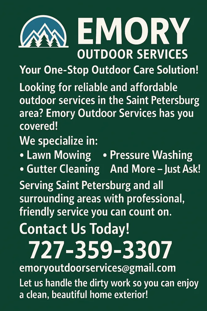 Top-rated yard cleanup service in New Port Richey, FL by Emory Outdoor Services