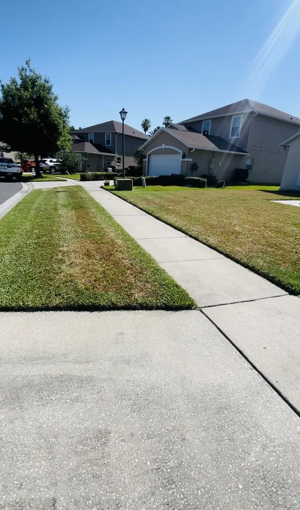 Custom landscape design near you in Kissimmee, FL by Emov Lawn Care