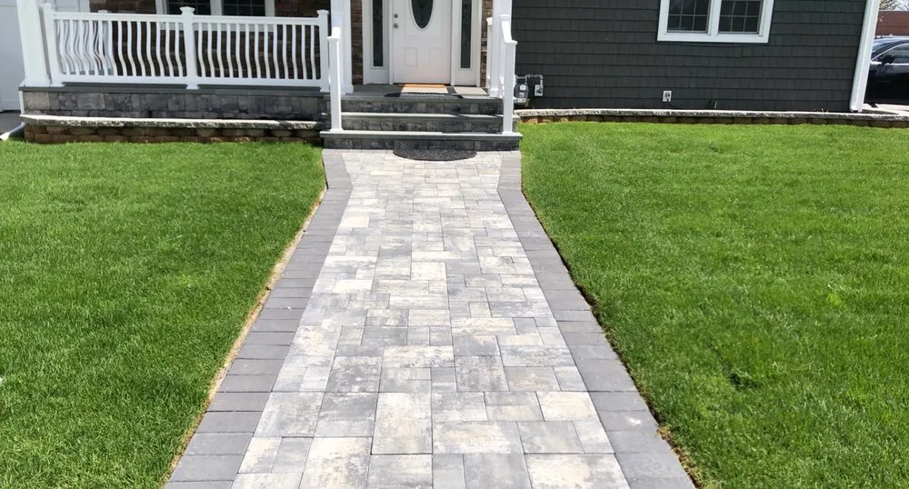 Custom landscaping services in Bethpage, NY by Empire Creators