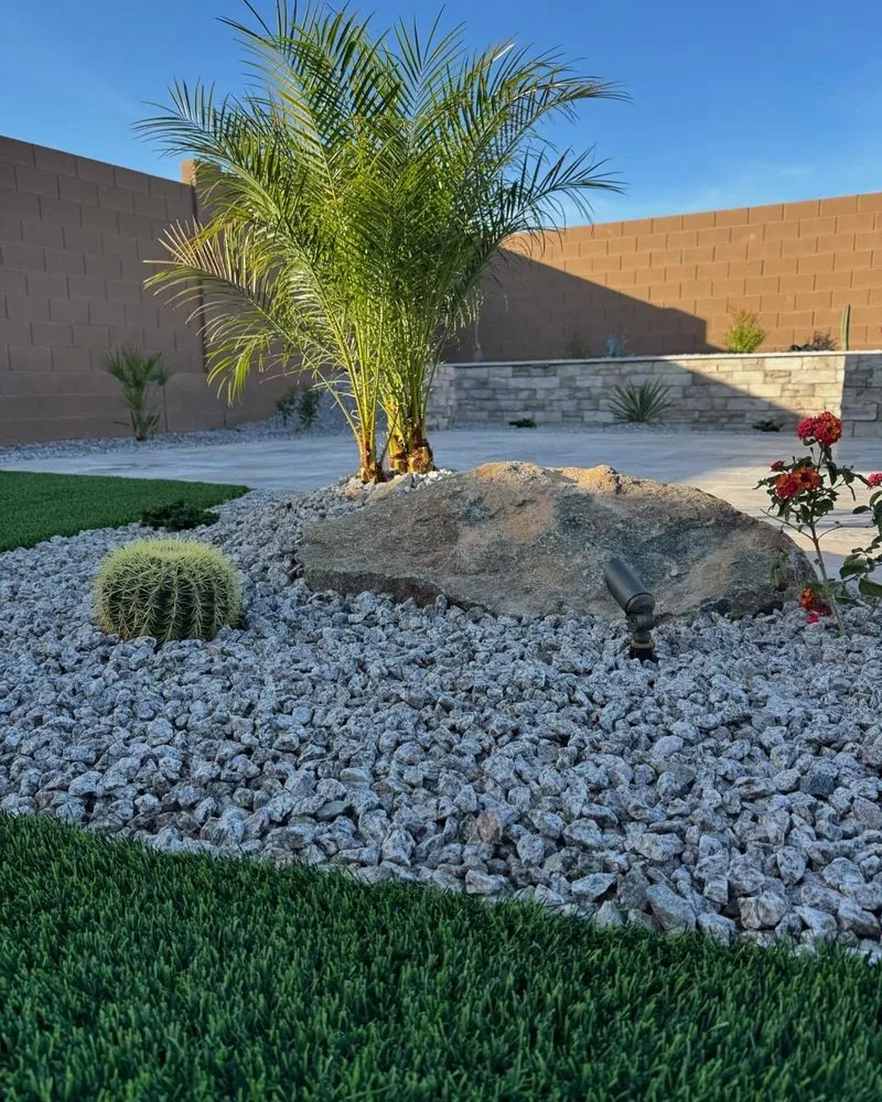 Top-rated lawn mowing service for residential properties in Phoenix, AZ by Empire Hardscape