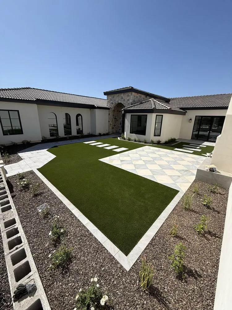 Expert landscape installation in Phoenix, AZ by Empire Hardscape