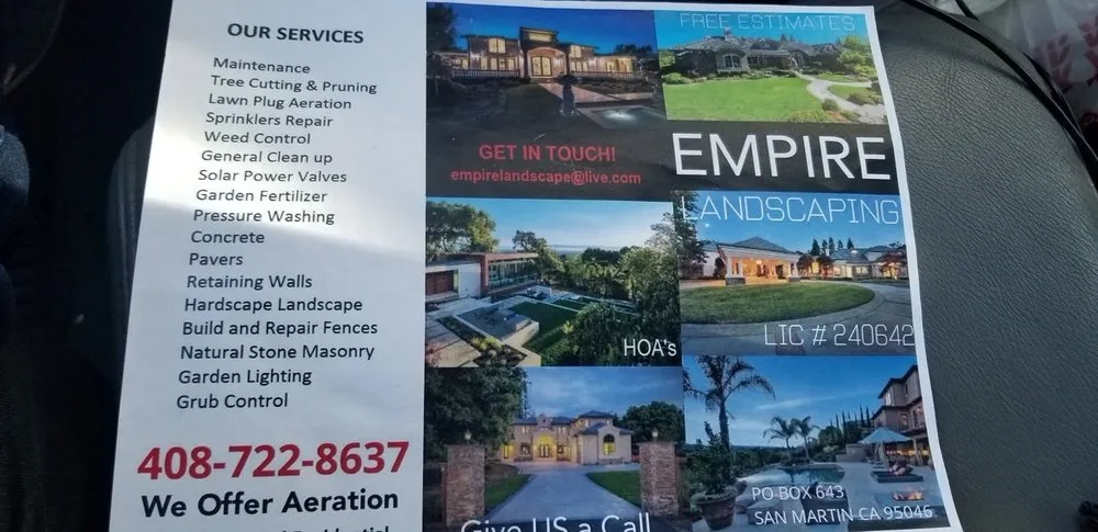 Top-rated yard maintenance in San Jose Ca, CA by Empire landscape Management